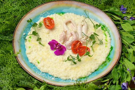 Ризотто с кальмарами