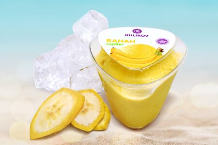 Фруктовый десерт Сорбет банановый