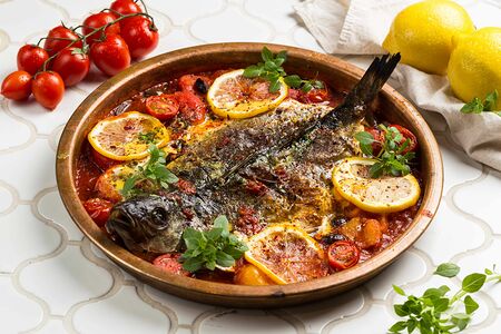 Сибас из печи