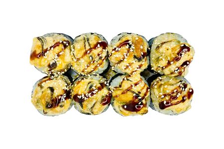 Запеченный ролл с мидиями