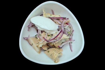 Грузди с луком