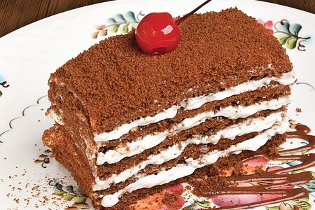 Шоколадный медовик