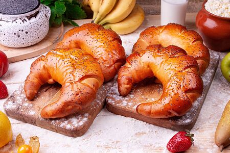 Мини калач Маково-творожный