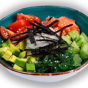 Поке с лососем