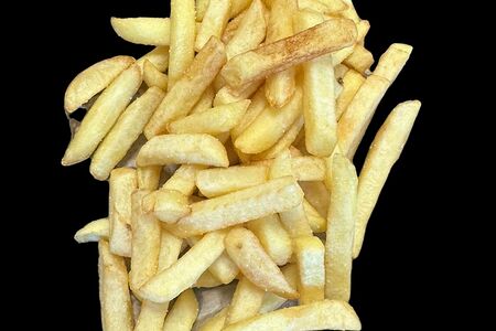 Картошка фри и сырный соус