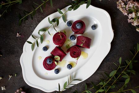 Черничные с солёным мёдом