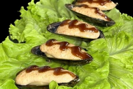 Мидии запеченные Спайси