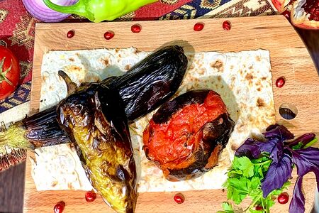 Овощи на углях