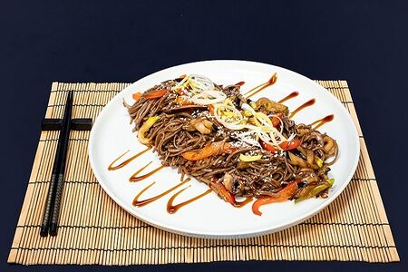 Соба с овощами