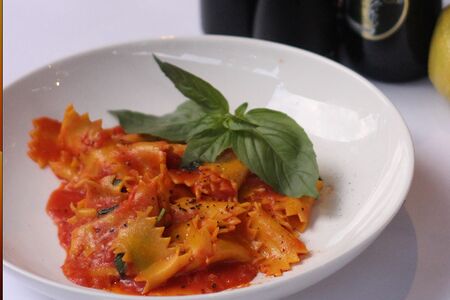 Паппарделле с томатным соусом