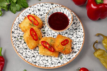 Жареный сулугуни