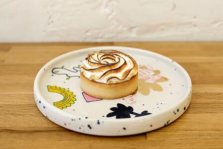 Тарт лимонно-ягодный