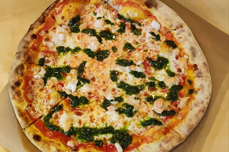 Пицца с морепродуктами