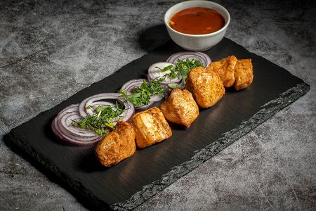 Шашлык из куриного филе