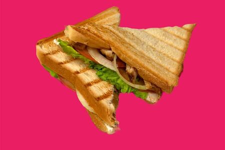 Тосты с курицей