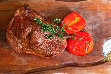 Говяжий бок на гриле