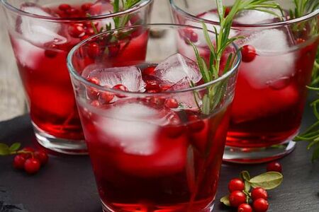 Морс клюквенный