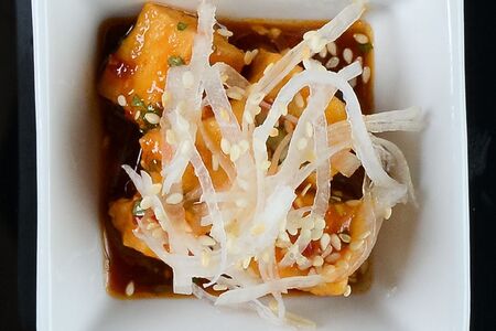 Хрустящий жареный тофу