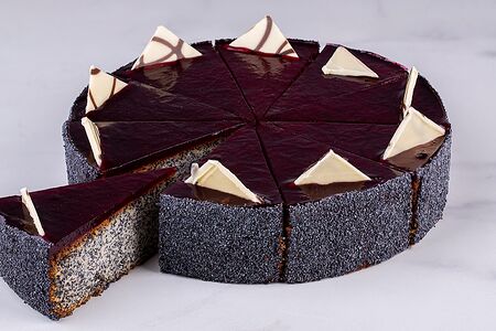 Торт Маково-черничный