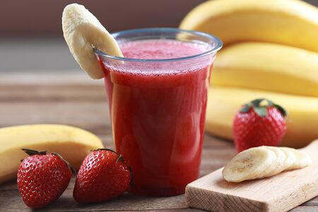 Коктейль Клубника-банан