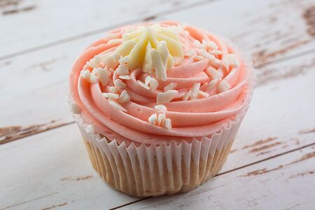 Капкейк клубничный