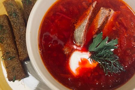 Борщ с говядиной