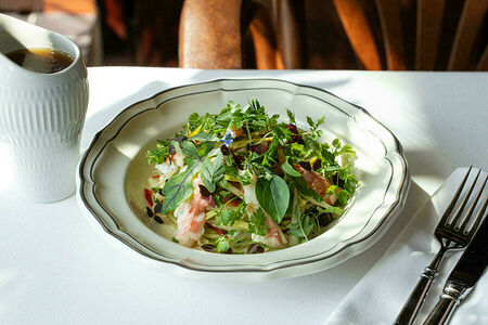 Салат с крабом