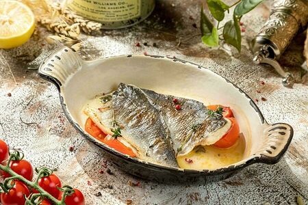 Филе дорадо, запеченное в печи