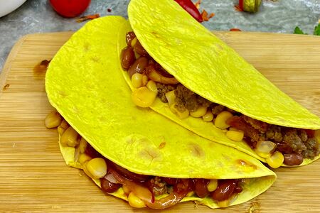 Тако с говядиной