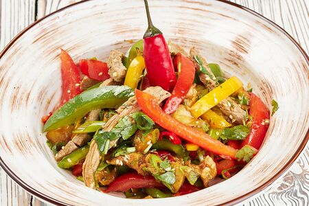 Салат по Восточному с говядиной