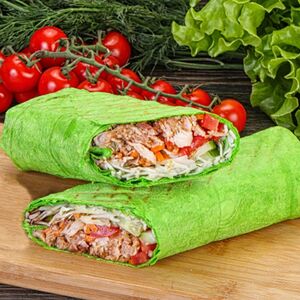 Шаурма с чесночным лавашом