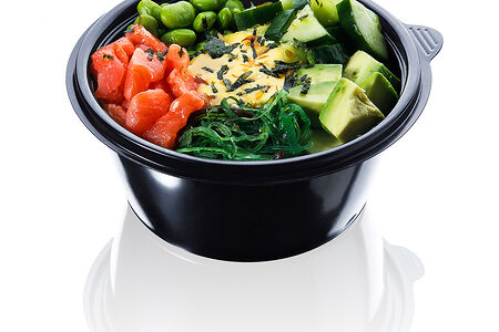 Поке с лососем