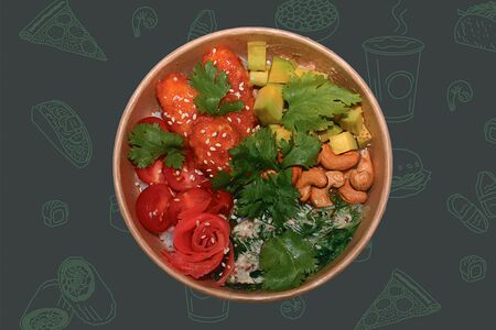 Поке боул №8