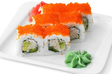 Ролл Калифорния с краб-кремом