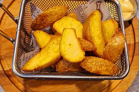 Картофель мини с чесноком