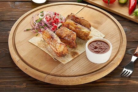 Шашлык из бараньих ребрышек