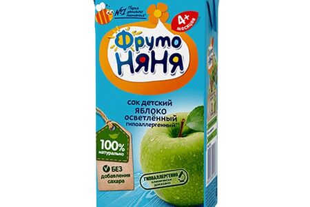 Сок ФрутоНяня Яблоко