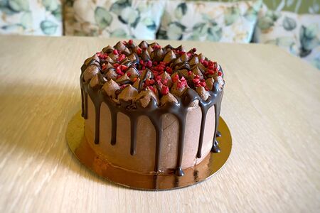 Вегетарианский бенто-торт Вишня-шоколад