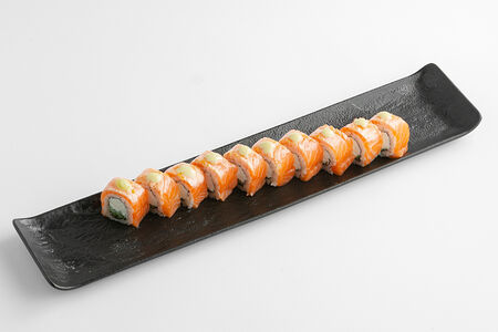 Лонг-ролл лосось-карамель васаби