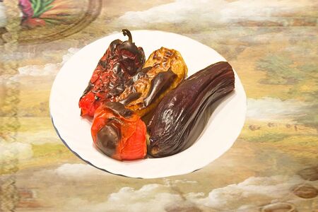 Овощи на углях