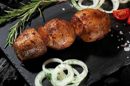 Картофель на углях