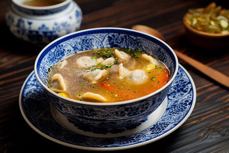 Чучвара (суп с пельменями)