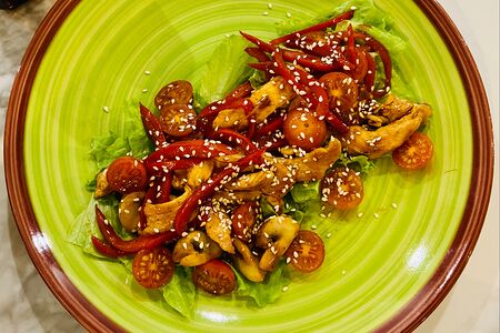 Тёплый с курицей