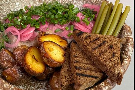 Сельдь с картофелем