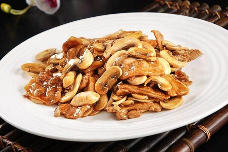 Курица с шампиньонами №412-2