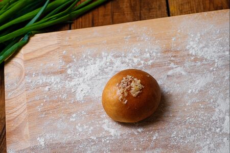 Пампушки с чесноком