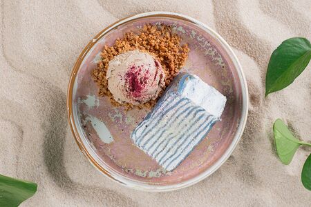 Блинный торт Матча