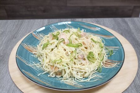 Паста с лососем