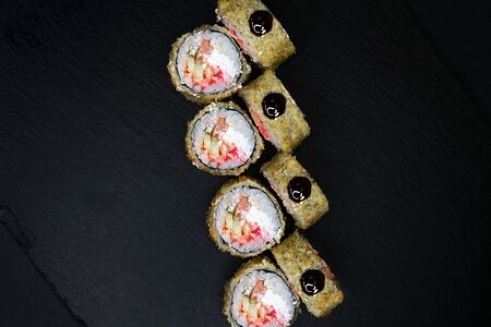 Ролл Темпура с лососем