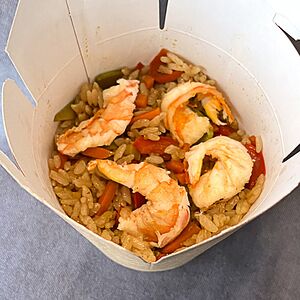 Рис с креветками